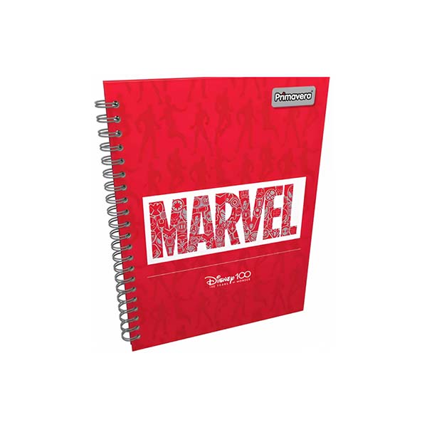 Cuaderno de resorte 80 hojas tapa dura Marvel Primavera