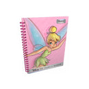 Cuaderno de resorte 80 hojas tapa dura Tinker Bell Primavera