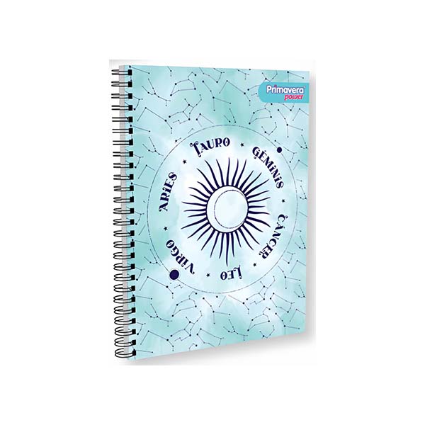 Cuaderno de resorte 80 hojas Power 3 Primavera