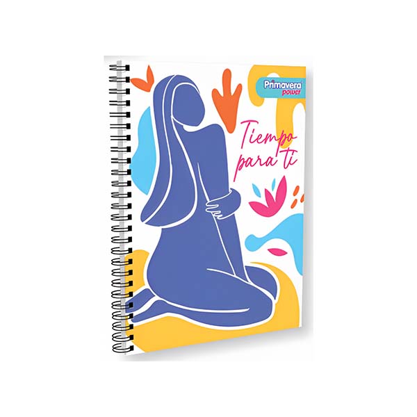 Cuaderno de resorte 80 hojas Power 7 Primavera