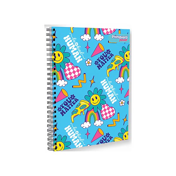 Cuaderno de resorte 80 hojas Power 8 Primavera