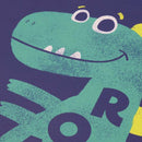Individual para mesa Dinosaurio azul