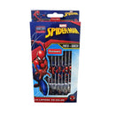 Lápices de color 4 milímetros 12 unidades Spiderman Primavera.