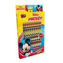 Lápices de color jumbo 12 unidades Mickey Primavera