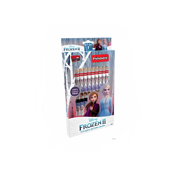 Lápices de color jumbo 12 unidades Frozen Primavera
