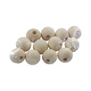 Abalorio de madera para macramé 1.6 centímetros