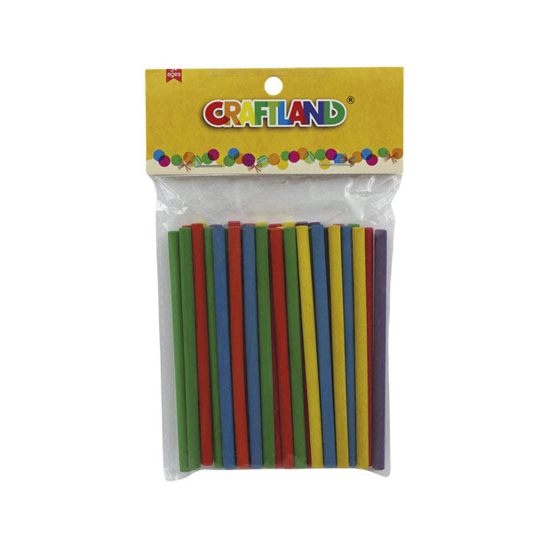 Palitos de madera colores 10 centímetros