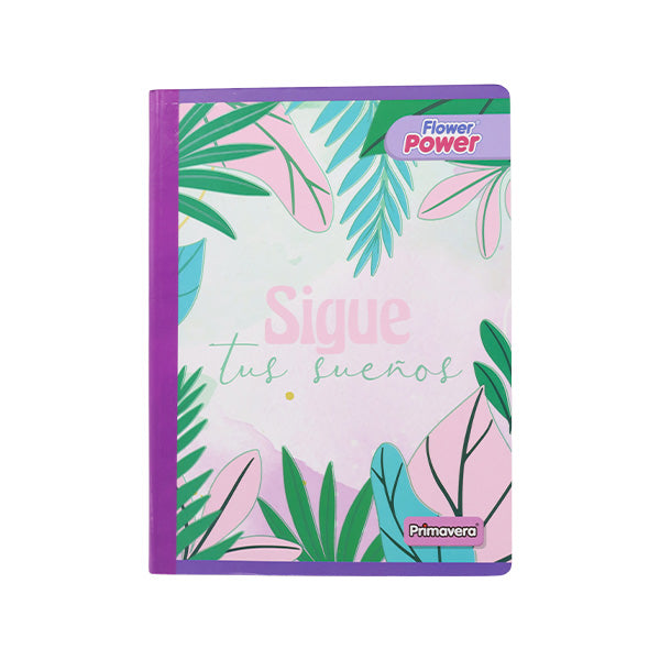 Cuaderno cosido Flower Power 10 100 hojas Primavera
