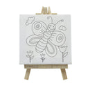 Canva predibujada para pintar con soporte 10x10cm