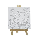 Canva predibujada para pintar con soporte 10x10cm