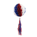 Globo tricolor y escudo 2 piezas