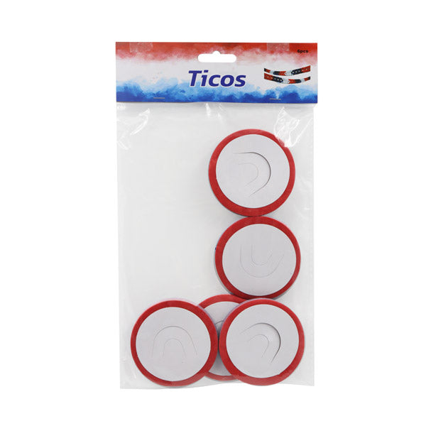 Guirnalda tricolor 7 centimetros x 2 metros 6 piezas