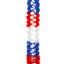 Guirnalda tricolor 7cmx2m de 6 piezas