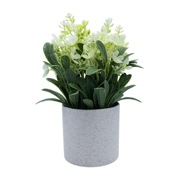 Planta artificial Blanco