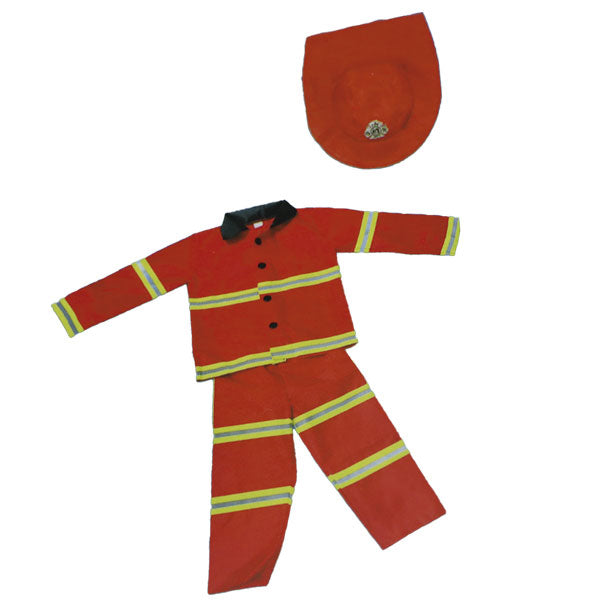Traje para niños de bombero