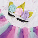 Traje para niña de unicornio