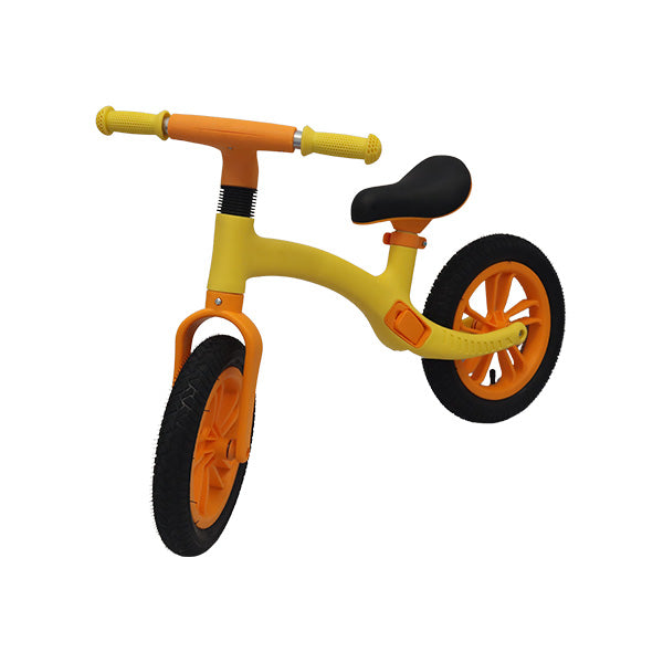 Bicicleta balance 12" negro con naranja