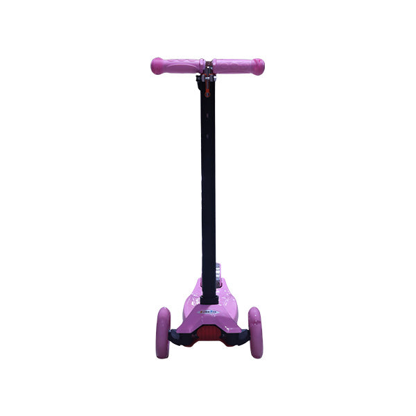 Scooter plegable de 3 ruedas 80cm rosado