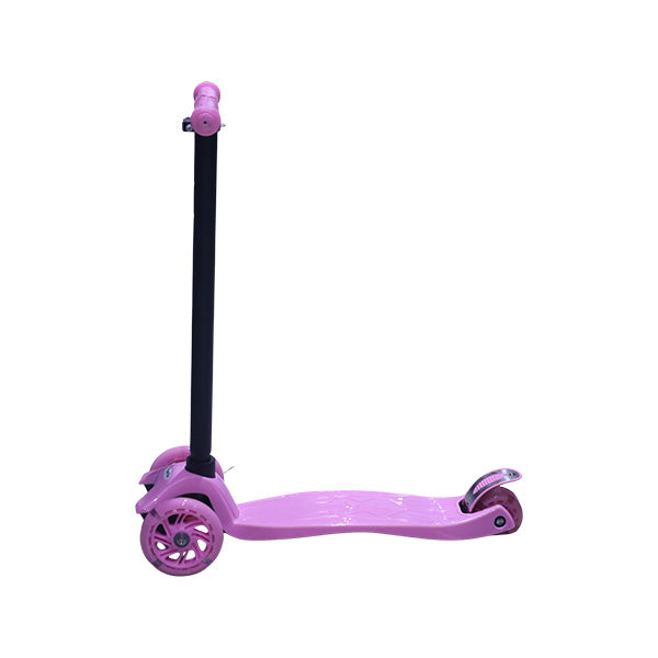 Scooter plegable de 3 ruedas 80cm rosado