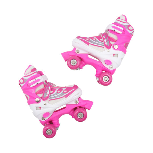 Patines 4 ruedas rosados talla 31-34