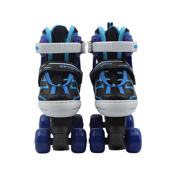 Patines 4 ruedas azules talla 31-34