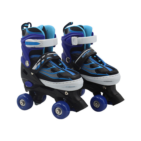 Patines 4 ruedas azules talla 31-34