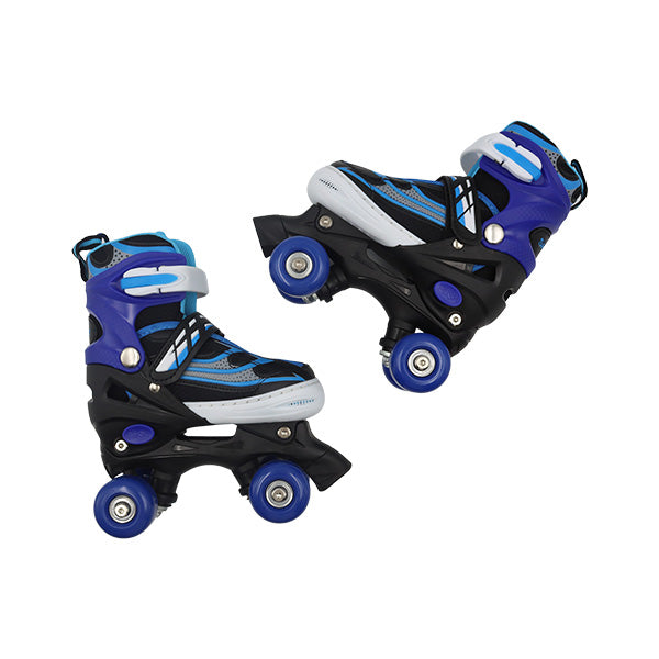 Patines 4 ruedas azules talla 31-34