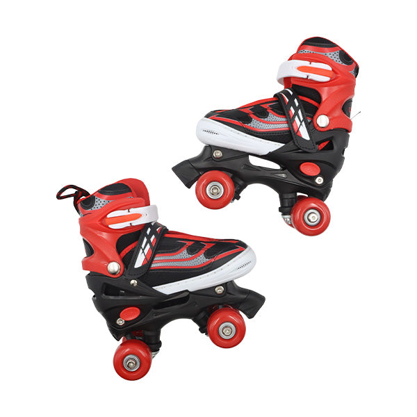 Patines 4 ruedas rojos talla 31-34