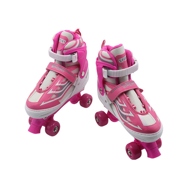 Patines 4 ruedas rosados talla 39-43