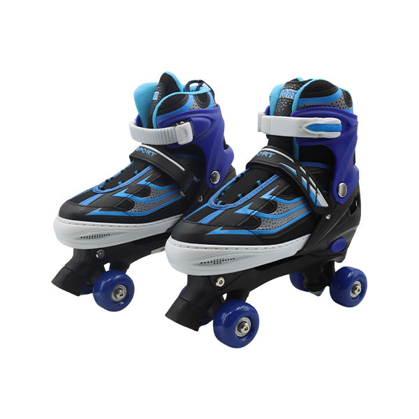 Patines 4 ruedas azules talla 39-43