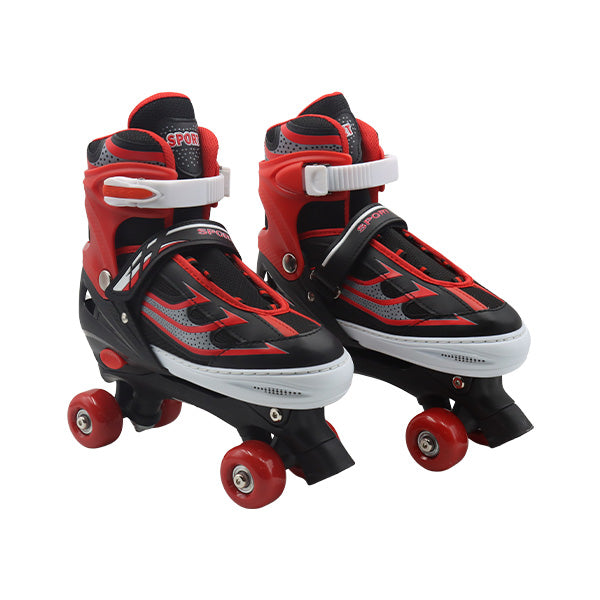 Patines 4 ruedas rojos talla 39-43