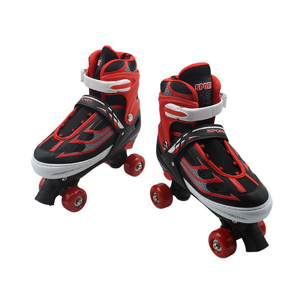 Patines 4 ruedas rojos talla 39-43