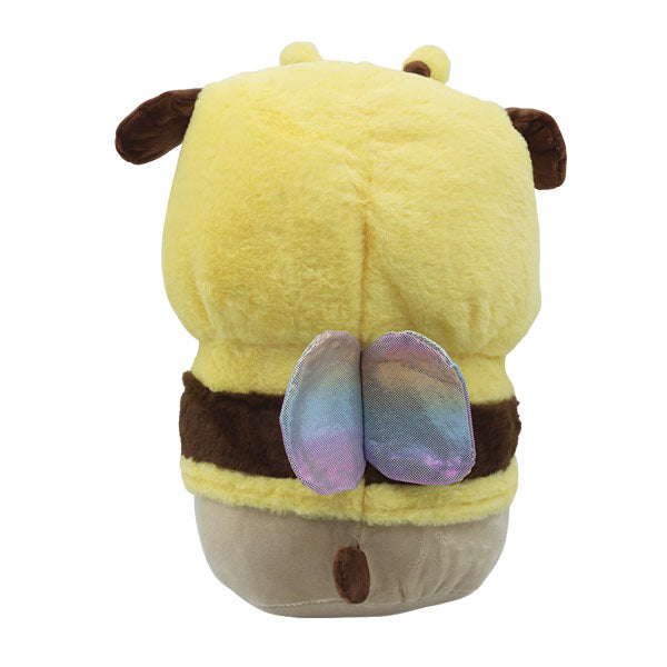 Peluche perro con vestido de abeja 30cm