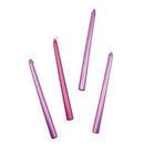 Set candelas 4 piezas moradas 25cm