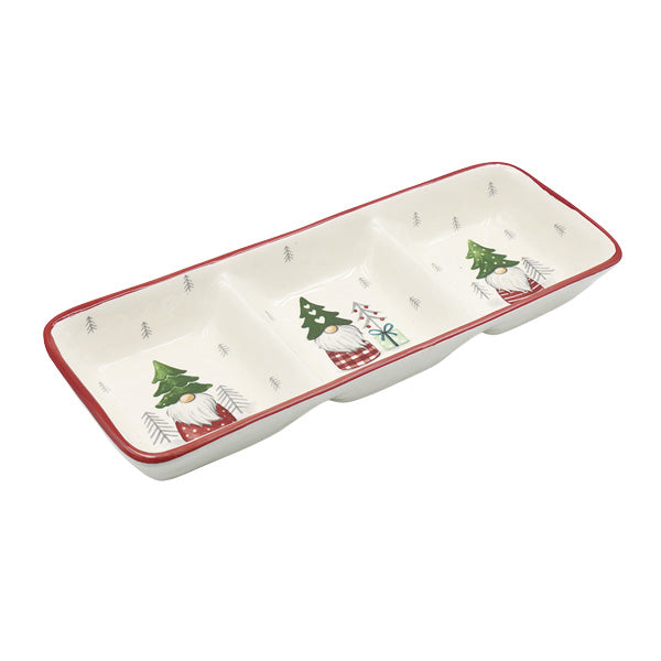 Adorno bandeja navideña 34cm