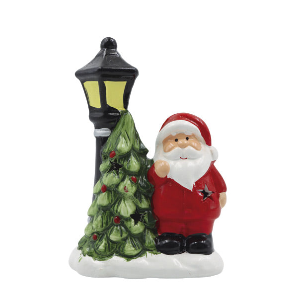 Adorno snowman santa 14cm