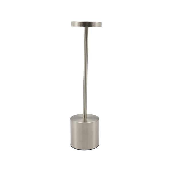Lampara tactil color plata
