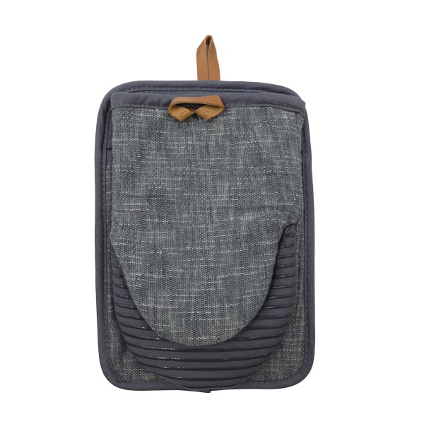 Set 2 guantes para cocina gris
