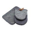 Set 2 guantes para cocina gris