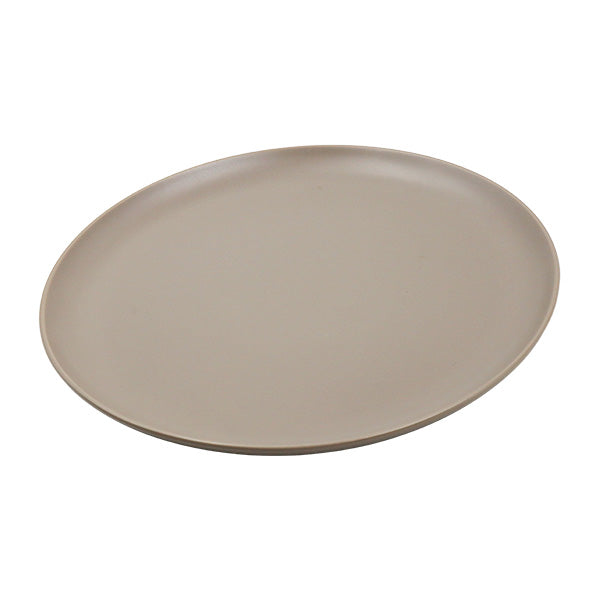 Plato plano 10 cm café