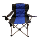 Silla plegable azul