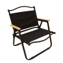 Silla plegable color negro