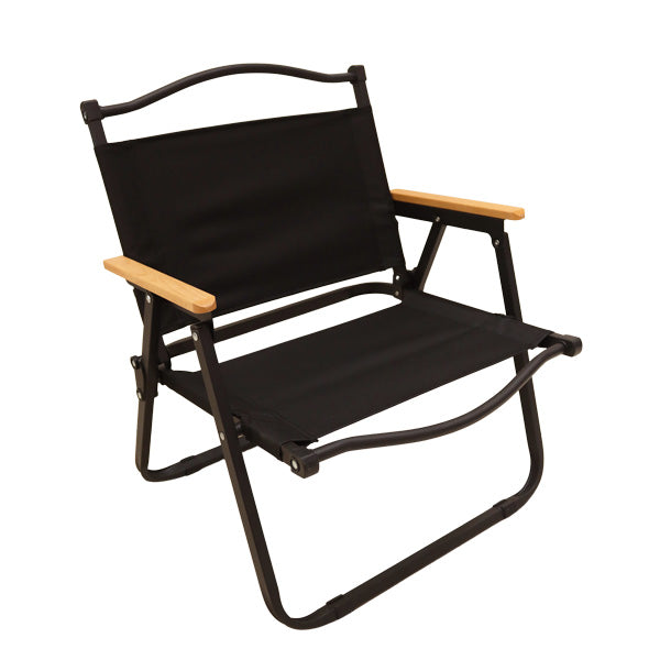 Silla plegable color negro
