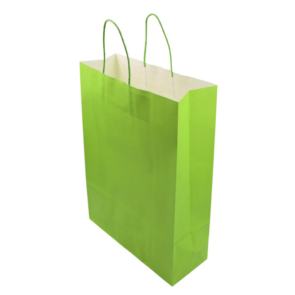 Bolsa regalo verde limon tamaño XL