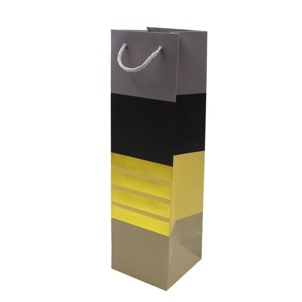 Bolsa botella rayas