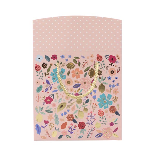 Bolsa regalo tamaño S flores
