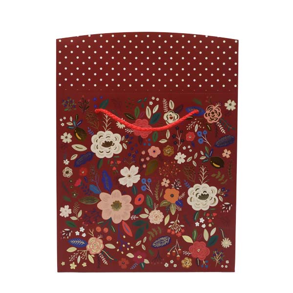 Bolsa regalo tamaño M flores