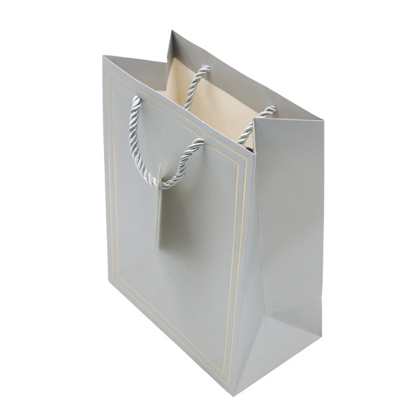 Bolsa regalo gris tamaño S