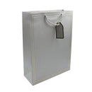 Bolsa regalo gris tamaño L