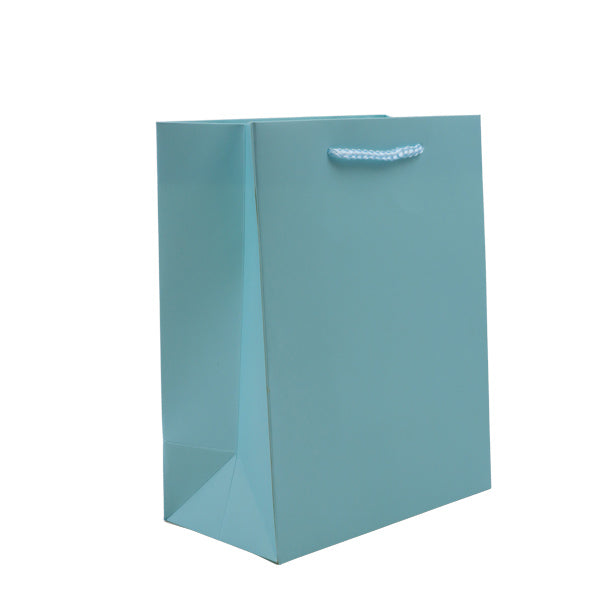 Bolsa regalo celeste tamaño S